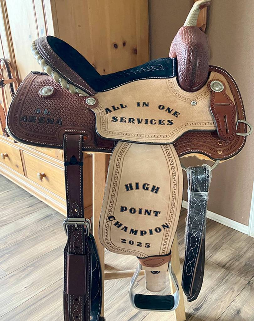 July 19 4L Arena High-point saddle award