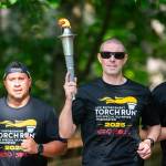 Representatives from the Peninsula Communications team and Port Angeles Police Department were among those from other Clallam County law enforcement agencies who participated in the 2025 Special Olympics Law Enforcement Torch Run. (Jesse Major)