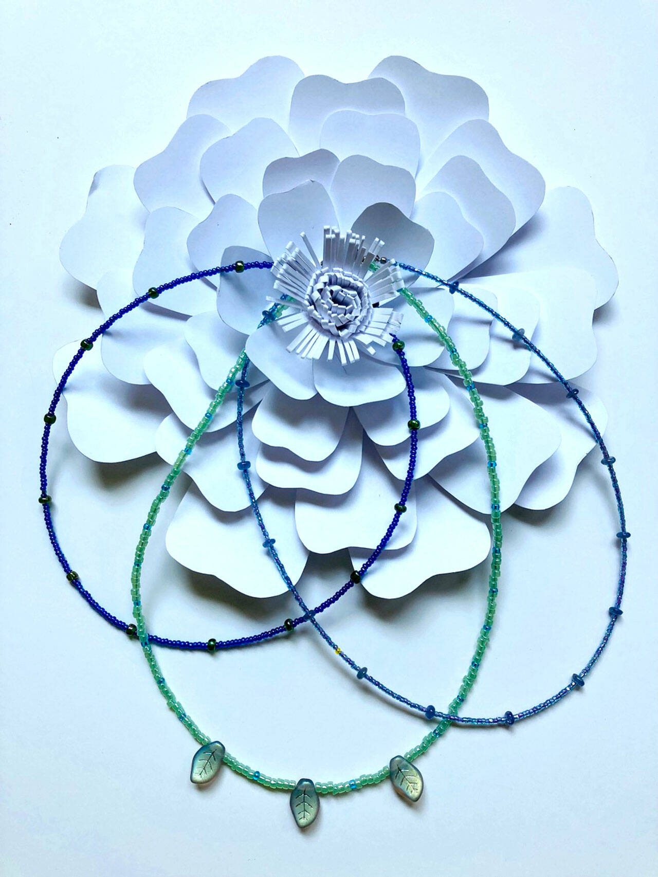 Pamela Raines necklace collection will be the featured jewelry at the Port Ludlow Art League during July.