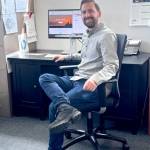 David Ballif in the EDC Team Jefferson office last month.