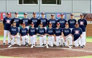 The Wilder A team is off to the Babe Ruth Northwest Washington 16U tournament. Back row, from left, are head coach Carey Pavlak, Logan Botero, Morgan Evans, Lalo Dominguez, Van Johnson, Easton Prchal, Easton Schlichting, Ryder Trudeau and Assistant Coach Billy Schlichting. Front row, from left, are Eden Peterson, Hudson Naman, Asher Irvine, Parker Pavlak, Noah Johnstad, Wyatt Bruch, Noah Green and Assistant Coach Steve Evans.