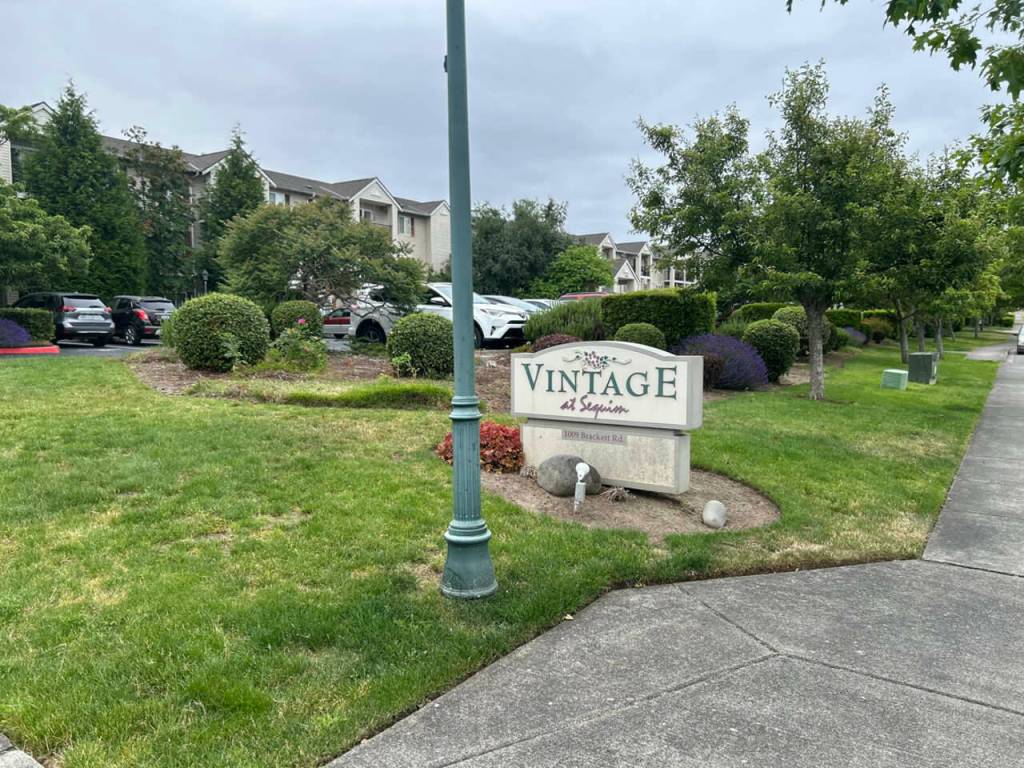 Vintage at Sequim, 1009 W. Brackett Road, is among five apartment complexes in Western Washington that have been sued by the state attorney general, along with their California-based management company, for allegedly engaging in unfair and deceptive practices that have impacted senior tenants. (Kathy Cruz/Olympic Peninsula News Group)