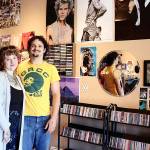 Tayler Bulus-Steed and Mayah Simpson-Thompson, founders of Funky Grooves, showcase their newly opened record shop, where they have curated a space dedicated to music, community and vintage culture. (Allora Walls/Peninsula Daily News)