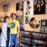 Tayler Bulus-Steed and Mayah Simpson-Thompson, founders of Funky Grooves, showcase their newly opened record shop, where they have curated a space dedicated to music, community and vintage culture. (Allora Walls/Peninsula Daily News)
