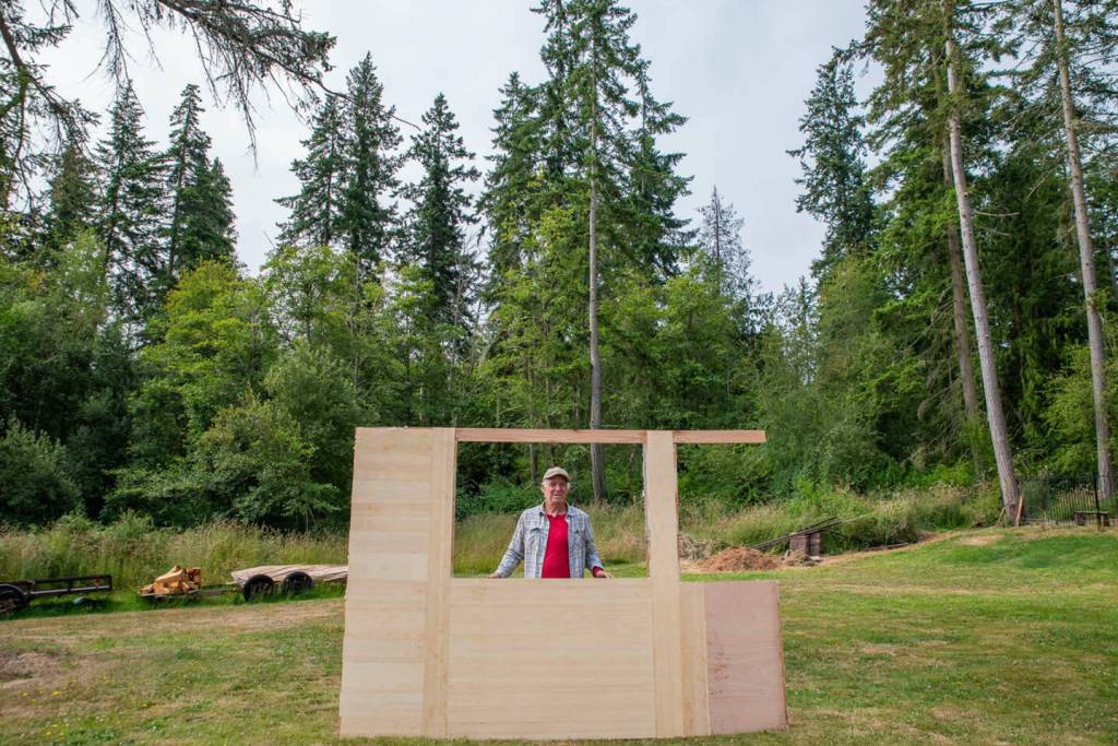 Gary Young feels that if hed had a tiny home and a trailer when he lived in Hawaii, he could have saved it from the 2018 Kilauea lava flow. (Emily Matthiessen/Olympic Peninsula News Group)