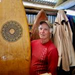 Jacques Star/Olympic Peninsula News Group
Gary Youngs innovative approach to surfboard building led him to use the same concept for constructing a tiny home that he intends to ship to Hawaii, allowing him to split his time between there and Sequim. He relocated to the Pacific Northwest in 2018 after he lost his home and workshop in the Kilauea lava flow.