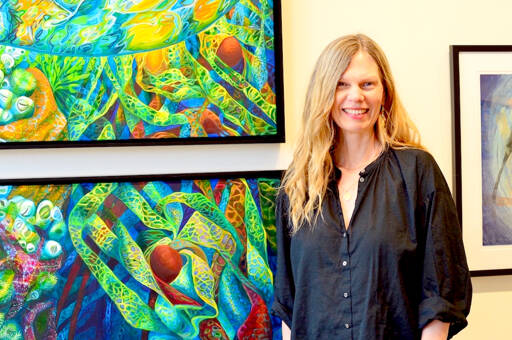 Teaching artist Jodi Ericksen will lead Now We Create: Dementia, Art and Community, a five-week class for people with memory loss along with their caregivers. (Diane Urbani/Northwind Art)