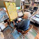 Lauren Blair Churchill will be at Sequim Museum + Arts during Fridays Art Walk. Churchill will participate in this years Strait from the Artists Studio Tour.