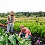 Siblings Grace and Ben Thompson own Kodama Farm and Food Forest. (Deja View Photography)
