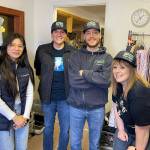 First Fed team members volunteer with Gingers Closet for Community Spirit Day 2024 in Forks, WA. Courtesy First Fed