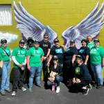 First Fed team members volunteer in Sequim during Community Spirit Day 2024. Courtesy First Fed