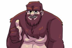 The original Darrell was created for SquatchCon by local artist Cammry Lapka in 2022.