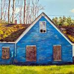 Blue House, an acrylic painting Kay Gaul, will be on display at the Port Townsend Galley during Saturdays Art Walk.