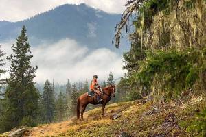 Submitted photo
Its hunting season. To avoid getting accidently mistaken for big game follow Judy Duprees example of donning a bright, fluorescent orange or pink vest to alert hunters youre in the area.