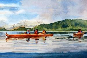 Sandra Smith-Polings paintings will be on display during the First Saturday Art Walk at Gallery-9 in Port Townsend.