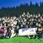 Jay Cline/Peninsula College Athletics
Peninsula College's men's and women's soccer teams celebrate earning Northwest Athletic Conference North Region Championships and first-round byes in the NWAC Playoffs. The Pirate men (noon) and women (2:30 p.m.) will host quarterfinal contests Nov. 8 at Wally Sigmar Field.