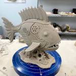 Fangs of the Deep, a ceramic piece by Mike Middlestead, will be part of the Nature vs. Machine exhibit at Blue Whole Gallery during Fridays Art Walk in Sequim.