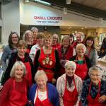 Philanthropic Educational Organization Chapter JC members who hosted the 2024 Holiday Bazaar in Sequim are, from left to right, front to back: Mary Ann Dangman, Jane Martin, Valerie Grier, Esther Alward, Peggy Scheideler, Darlene Neeley, Dottie Smallbeck, Debby Jewell, Anne Schutz, Jane Barker, Heather Minter, Nancy Buehler, Marcia Barrett, Julianne Rossiter, Glenda Rudolph, and Anne Mauger. (Kathy Cox)