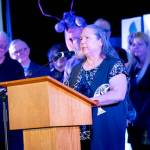 The Washington Festival and Events Associations 2025 Pacific Northwest Summit Award winners were presented Oct. 30 at the WFEA Awards Dinner and Auction in the Regency Ballroom in Bellevue. The event of the year award in the small market category was the Lower Elwha Canoe Paddle, accepted by tribal chair Frances Charles. (Shanna Paxton Photography)