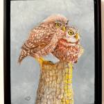 Ill Tell You a Secret by Rose Guastella is among the avian tributes in Small Expressions, on view through Jan. 5 at Northwind Arts Jeanette Best Gallery in Port Townsend. (Rose Guastella)