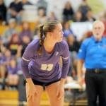 For the second straight year, Sequim setter Kenzi Berlund made the all-Olympic first team in volleyball. (Michael Dashiell/Olympic Peninsula News Group)