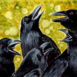 Cacophany by Shirley Bomgaars will be on exhibit at the Port Ludlow Art League during December.