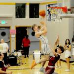 Forks Ty Rowley scored 36 points and pulled down 18 rebounds in a 70-59 win over Hoquiam on Monday in Forks. (Lonnie Archibald/for Peninsula Daily News)
