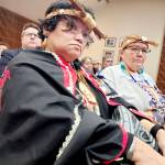 Maria David, left, and Katherine Thompson. David, who spoke Monday during the sentencing hearing in Clallam County Superior Court, is the daughter of George David. (Port Angeles Police Department)
