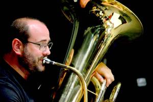 Tuba player Tyler Benedict is the featured soloist in concerts this week in Port Angeles and Sequim. (Diane Urbani de la Paz)