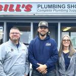 Matthew Nash/Olympic Peninsula News Group
Father and son KC Eaton and Hayden Eaton became the new owners of Bills Plumbing & Sanikan on Dec. 31. They purchased it from Judy Kimler, the daughter of business founders Bill and Ann Kimler, who started the plumbing business in 1959.