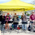 Squeezebox Rebellion, from left, Rolf Vegdahl, Annie Benson, Otto Smith, Jeff Hammond and Bill Wood, will host an English concertina showcase on Sunday at Finnriver Farm and Cidery in Chimacum.