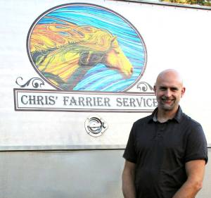 Karen Griffiths
When farrier Chris Niclas began transitioning from steel to plastic composite horseshoes, he discovered the overall health of those horses improved.