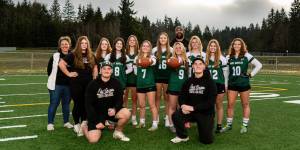 The Port Angeles girls flag football team will play Klahowya for third/fourth place in the Class 1A/2A state tournament today at 10 a.m. at Federal Way Stadium.
