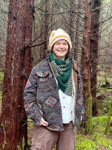 Heather Cantua and other residents of the Sol Duc Valley are organizing opposition to a proposed 32-cabin resort off U.S. Highway 101 that is under review by the Clallam County Hearing Examiner. (Paula Hunt/Peninsula Daily News)