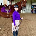 Photos by Katie Newton
Lila Torey and Timber are ready to compete in Huntseat Equitation.