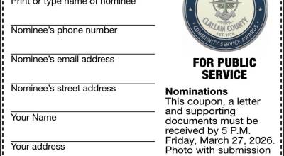 Clallam County Community Service Awards.