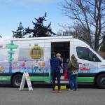 The Bookmobile served 2,716 patrons in 2025 and circulated 3,814 books, movies and other materials to people across Clallam County, according to North Olympic Library Systems 2025 annual report. It also traveled nearly 11,000 miles. (North Olympic Library System)