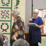 The Wearable Fashion Show featured 15 participants at the Sunbonnet Sue Quilt Clubs 40th anniversary party. (Matthew Nash/Olympic Peninsula News Group)
The Wearable Fashion Show featured 15 participants at the Sunbonnet Sue Quilt Clubs 40th anniversary party. (Matthew Nash/Olympic Peninsula News Group)