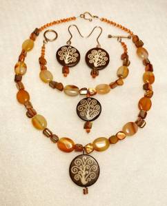 Jewelry by Jackie Sathe will be on display throughout May at the Port Ludlow Art League.