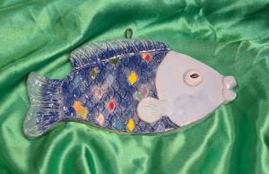 Rainbow Trout by Kendra Willard, a senior at Crescent School, will be on display at Harbor Art Gallery during the Second Saturday Art Walk in downtown Port Angeles.