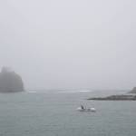 The Row West Team reaches the Pacific Ocean. (Pat Neal/For Peninsula Daily News)