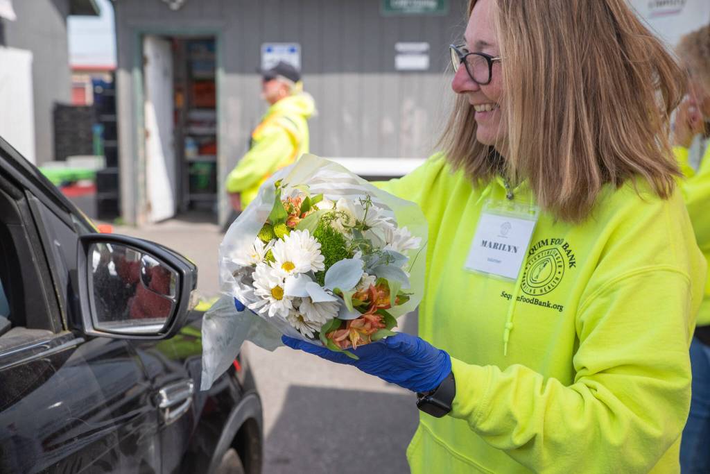 Some Sequim Food Bank clients never thought they would need it