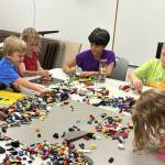Jordan R. and other campers enjoy Lego Mania during summer camp in 2025. (Olympic Peninsula YMCA)