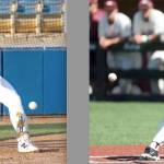 Tyson Pettingill, left, and Tommy Markey, right, are two of the expected big sluggers for the Port Angeles Lefties this season.