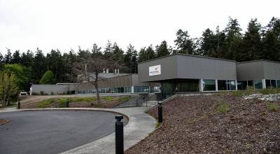A PNNL-Sequim spokesperson said bringing water from the city of Sequim to the West Sequim Bay Road campus will support the development of next-generation ocean energy technologies and strengthen coastal energy security and grid reliability. (Andrea Starr/Pacific Northwest National Laboratory)
