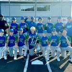 Local 1691 won the Olympic Junior Babe Ruth city championship this weekend, beating Athletes Choice in the title game. From left, back row are coach Brandon Kettel, Zach Owen, Brycen Allen, Coach Evan Kiser, Colton Hopper, Jameson Rood, Peyton Johnstad and manager Rob Merritt. From left, front row, are Kale Ward-Lauderback, Tavin Kettel, Coleman Keate, Easton Schlichting, Grant Lancaster, Noah Kiser and Cooper Merritt.