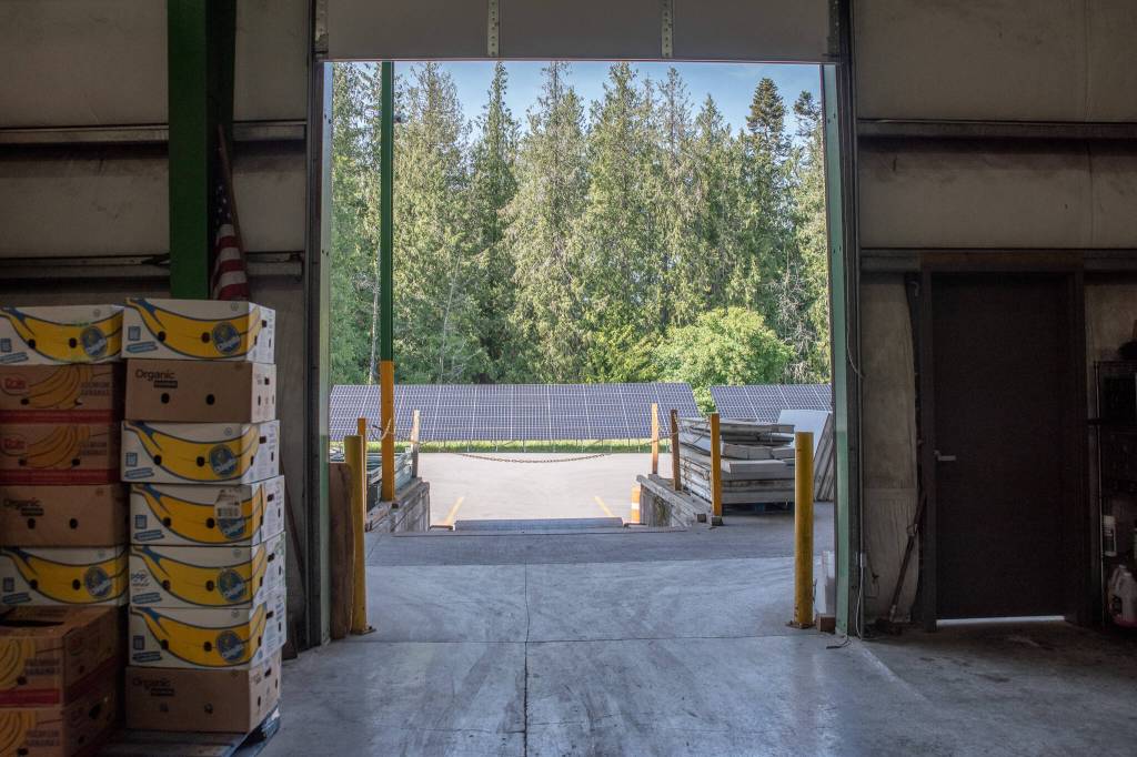 The existence of a loading dock was part of the criteria for the food bank to become a Regional Distribution Organization. (Emily Mathiessen/Olympic Peninsula News Group)