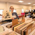 Sequim Record Show patron Lisa Roberts of Sequim said she bought a record player in September and has a collection of 175 records.