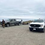 Search and Rescue personnel from multiple agencies actively search the Ediz Hook area in Port Angeles for signs of missing person Gunnar Peterson. (Clallam County Sheriffs Office)