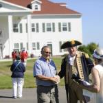 Vern Frykholm, seen at the Northwest Colonial Festival as George Washington, first appeared as the president at the George Washington Inn in 2012 at high teas. This year hes appeared more than ever at events across the Pacific Northwest. (Matthew Nash/Olympic Peninsula News Group)